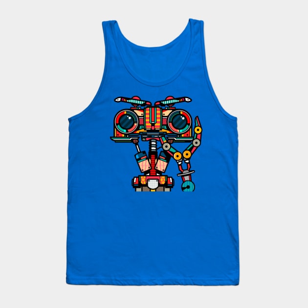 Johnny 5 Tank Top by VanOrtonDesign